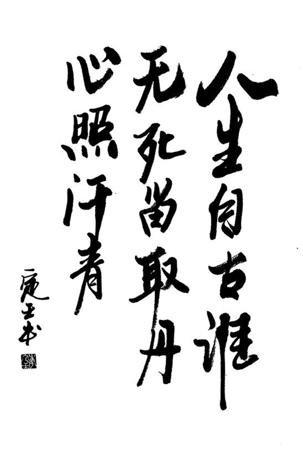 人生自古谁无死(书法)